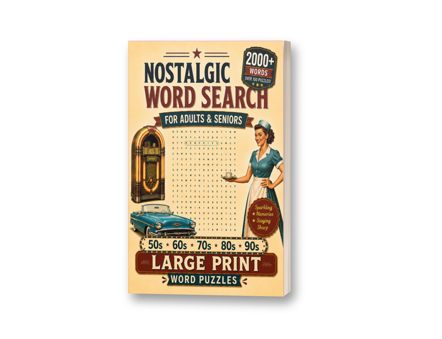 Nostalgic Word Search for Adults & Seniors