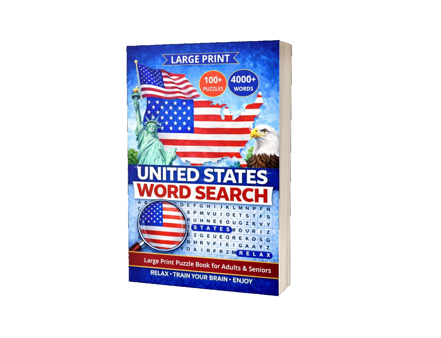 United States Word Search Book